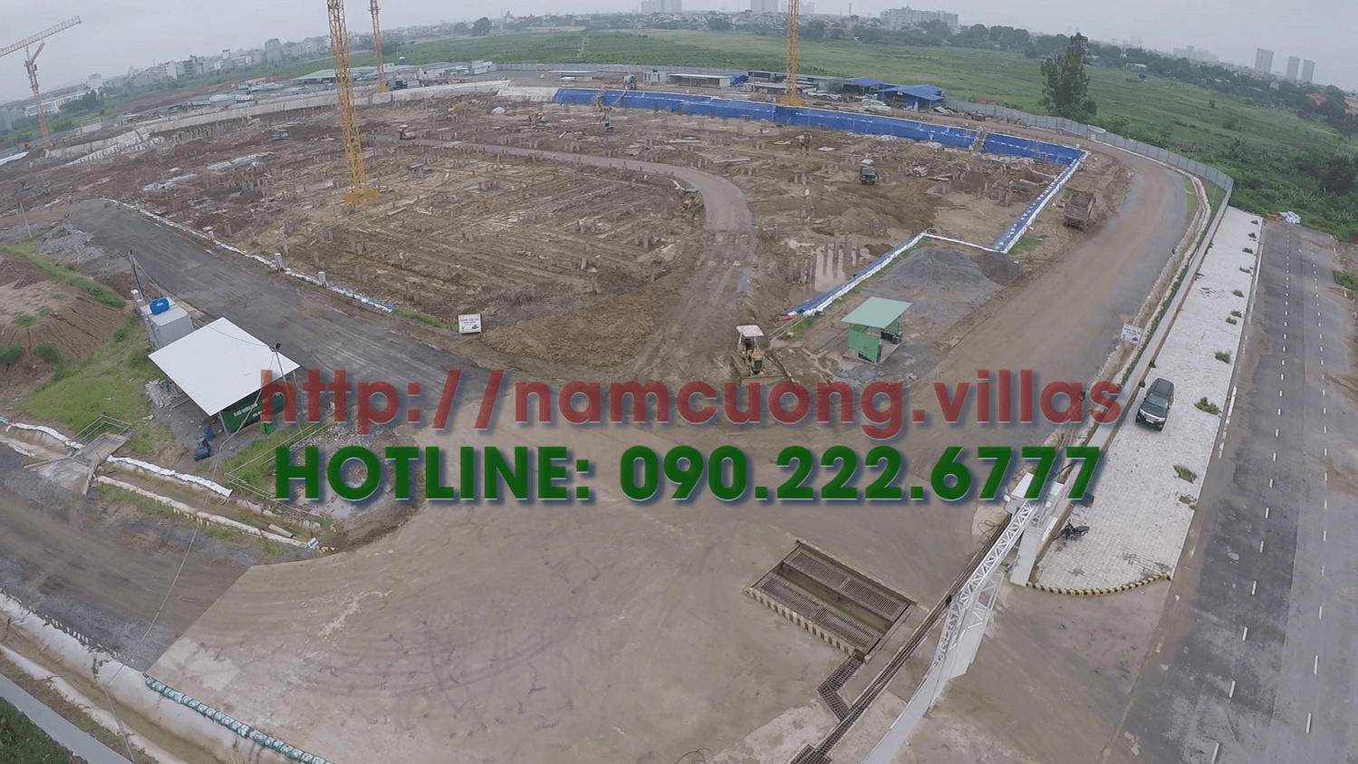 Cập nhật tiến độ xây dựng AEON Mall Hà Đông ngày 28 tháng 6 năm 2018